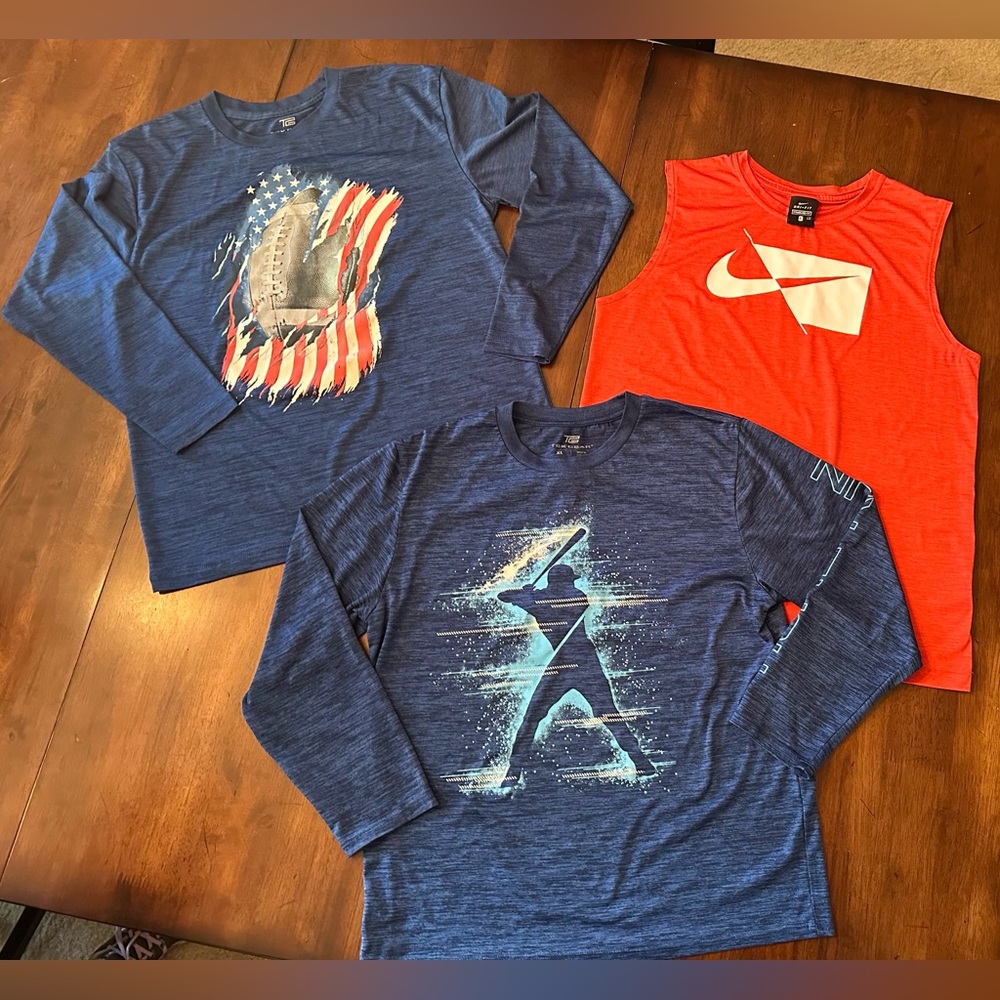 Lot of Dri-Fit Shirts Boy’s Size XL